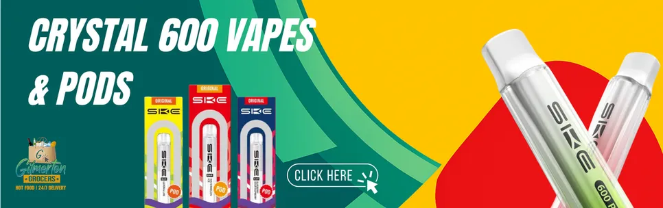 Crystal 600 puffs devices & pods 