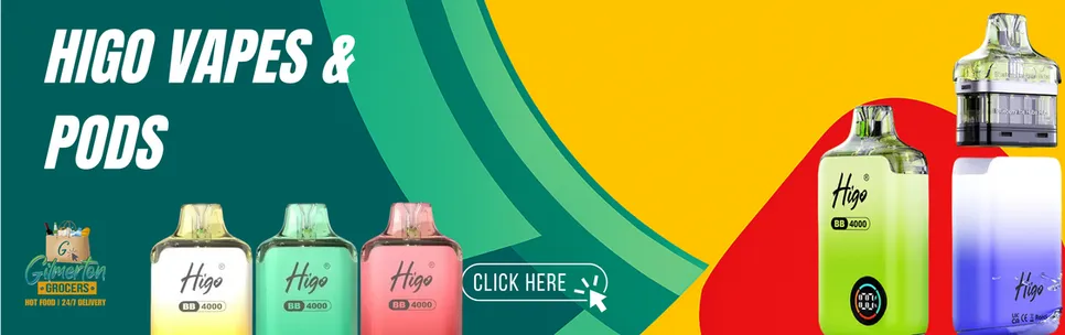 Higo 4000 vape devices and pods