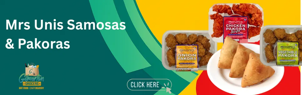 Mrs Unis Samosas and Pakoras