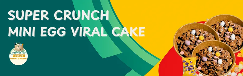 Supercrunch Mini Egg  Viral Cake