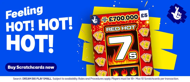 Red Hot 7s Scratchcards