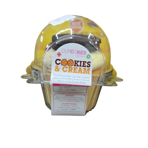 Cookies cream cup cake