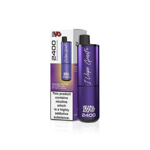 Ivg 4 in 1 2400 Blackcurrant lemonade full box pack of 5