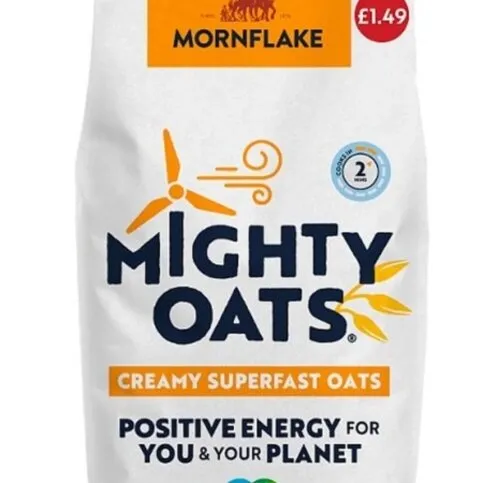 Reduced to clear Mornflake Mighty Oats Creamy Superfast Oats 500g (Dated 24.07.26)
