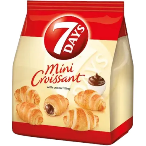 7 days mini croissants cocoa flavoured filling 185 g