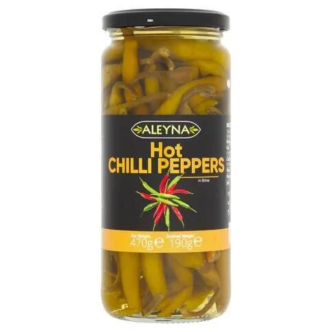 Aleyna Hot Chillies In Vinegar 275g