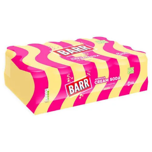 Barr  American Cream Soda 330ml 24 Pack 
