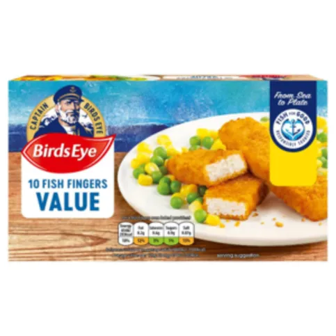 Birds Eye Value 10 Fish Fingers 250g