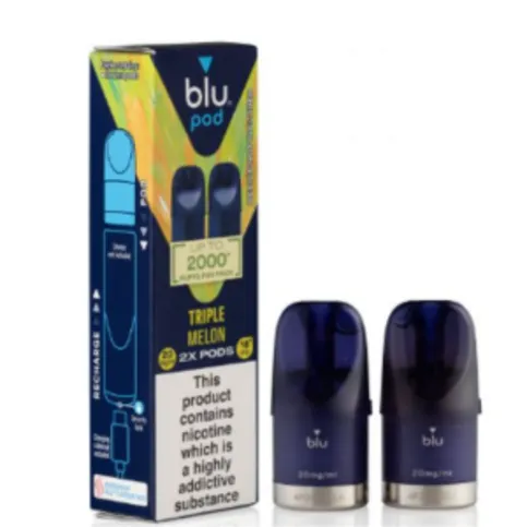 Blu Pod Triple Melon Vape Pods 20mg/ml 2 Pack (pods for vape)