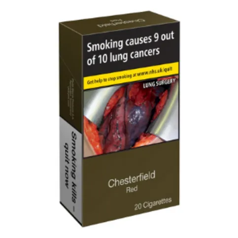 Chesterfield Red Superking Size 20 Cigarettes