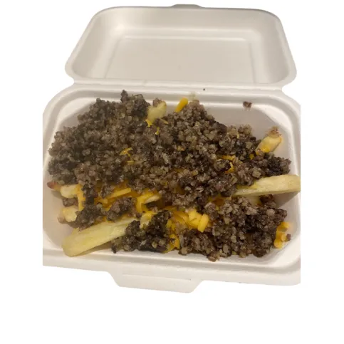 Chips,cheese & haggis 