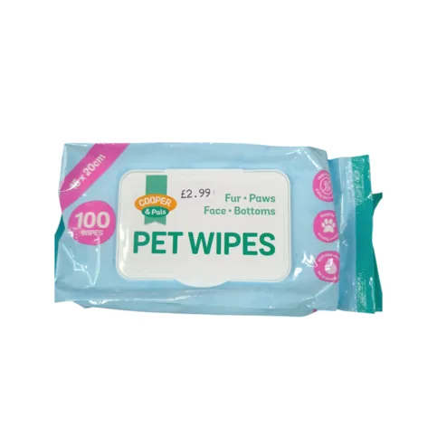 Cooper & pals pet wipes 100 pack