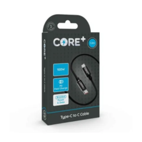 Core+ 1.2m Type-c to C Cable
