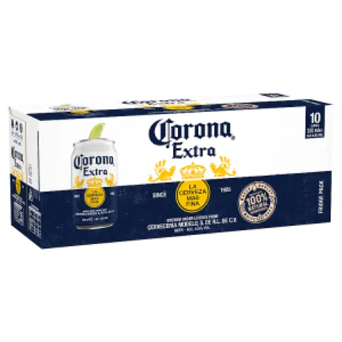 Corona Lager Beer Cans 10 x 330ml