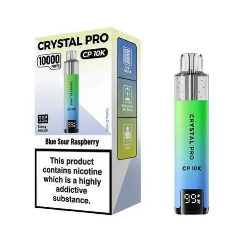 Crystal pro 10k Blue sour raspberry vape