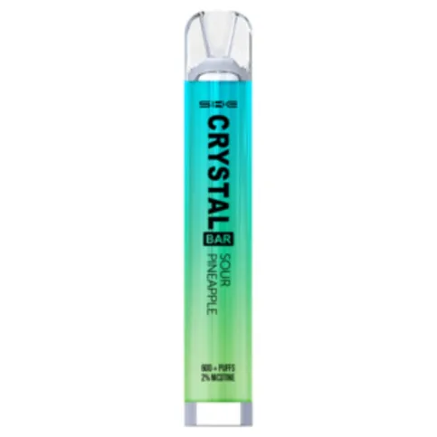 Crystal Sour Pineapple Ice 600 Puffs 2% Nicotine (M5)