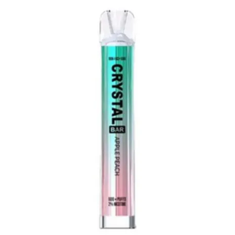 SKE Pro Crystal Prefilled Vapes 600 puffs Apple Peach