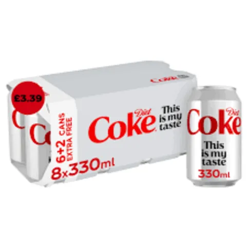Diet Coke 8 x 330ml