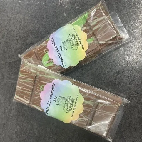 Dubai viral pistachio chocolate bar 