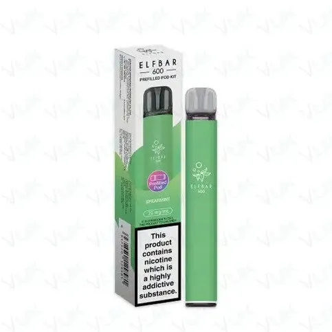 Elf Bar 600 Prefilled Pod Kit - Spearmint vape