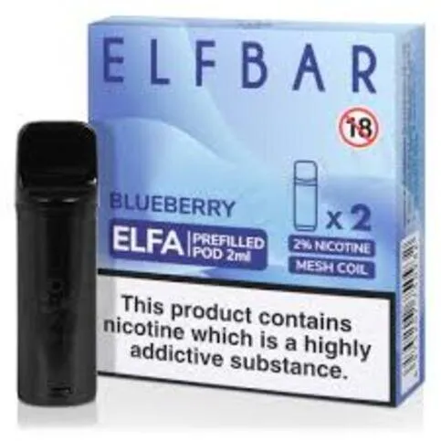 Elfbar blueberry prefilled x2 pods 