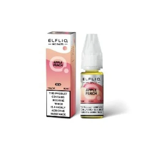 ELFLIQ Nic Salts E-liquids 20mg/ml Apple Peach