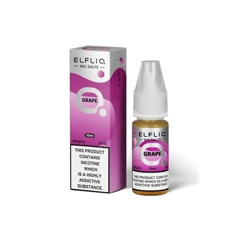 ELF LIQ NIC SALT GRAPE 10 ML 20 MG