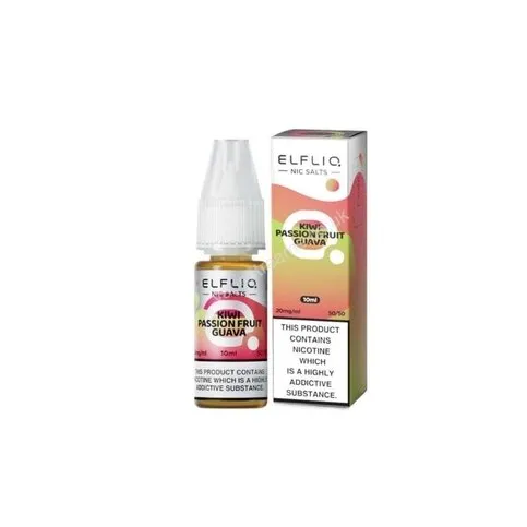 ELF LIQ NIC SALT KIWI PASSION FRUIT GUAVA 10 ML 20 MG