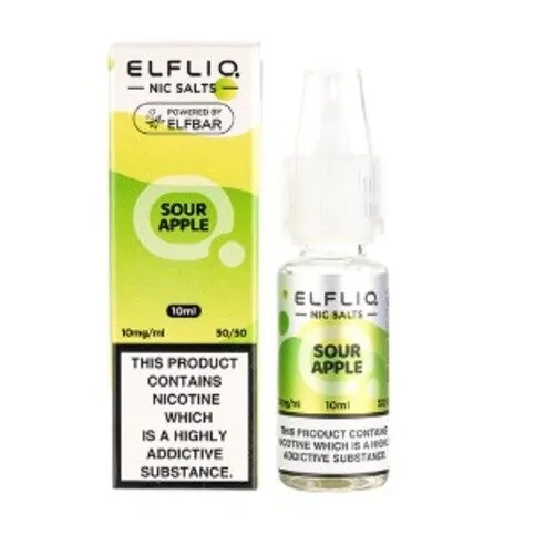 Elfliq Nic Salts 10ml Sour Apple