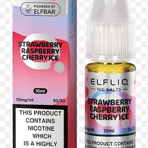 ELF LIQ STRAWBERRY RASPBERRY CHERRY ICE