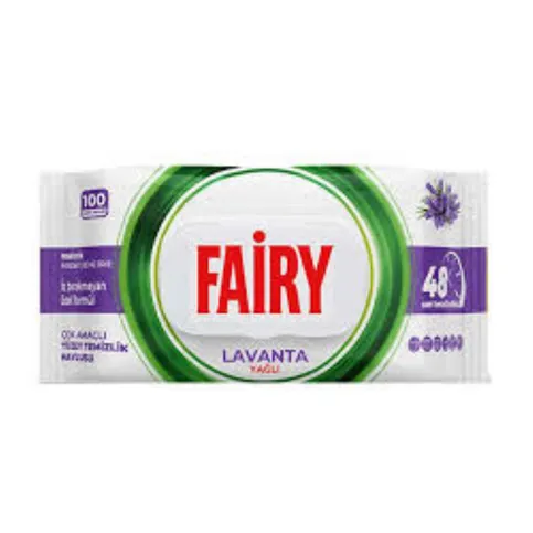 Fairy Multi Surface Wet Wipes Lavender 100 pack