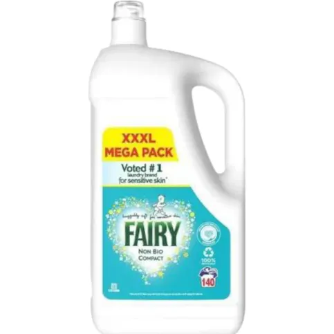 Fairy Non bio compact white top xxxl mega pack 172 washes 4998 ml