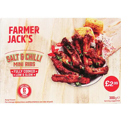Farmer Jacks Salt & Chilli Ribs 300g