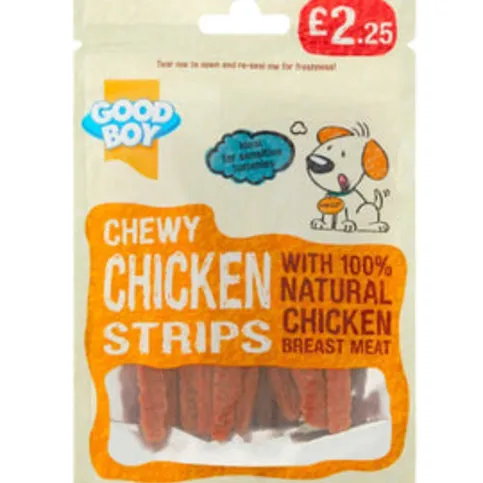 Good boy chewy chicken strips 70 g