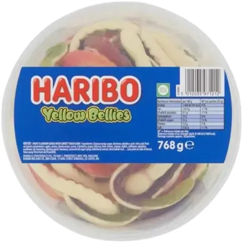 Haribo yellow bellies tub 767 g [ND]