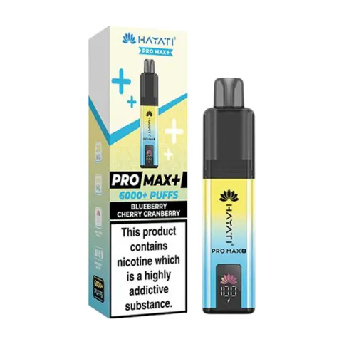 Hayati Pro Max+ 6K puffs Blueberry Cherry Cranberry Vape