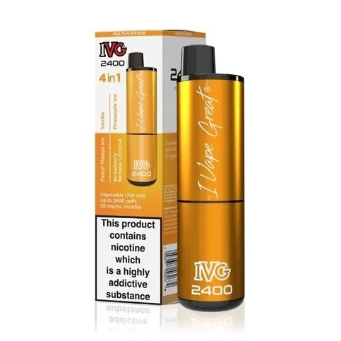 IVG 2400 Rechargeable vape kit  box of 5 Exotic Edition
