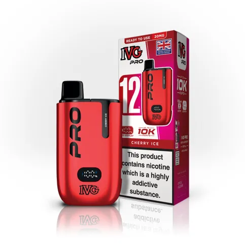 IVG Pro 10K Prefilled 20 mg Vape Kit Cherry Ice