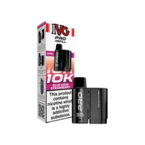 IVG Pro 10K Prefilled 20 mg Pod Blue Sour Strawberry