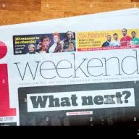 I weekend newspaper