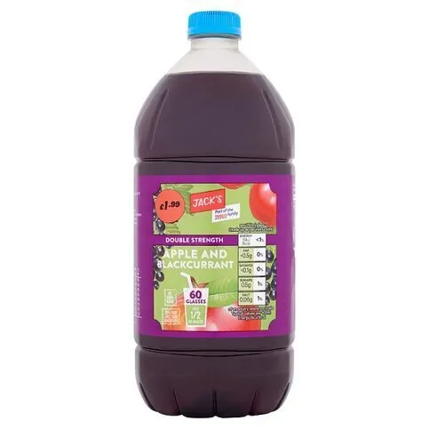 Jack's Apple & blackcurrant Squash 1.5L