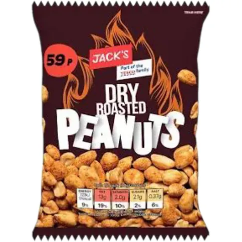 Jacks Dry roasted Peanuts 55 g