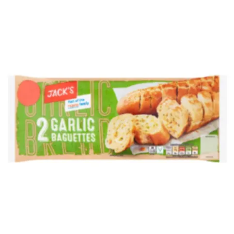 Jacks Garlic Baguettes 2 Pack
