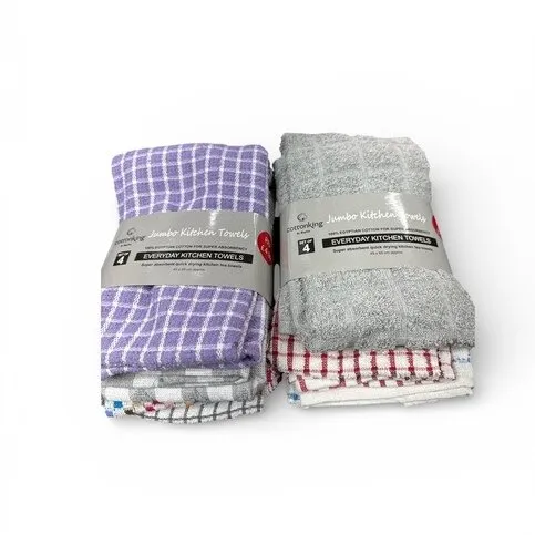 Kotton king KItchen Jumbo Towel cloth 4 pack
