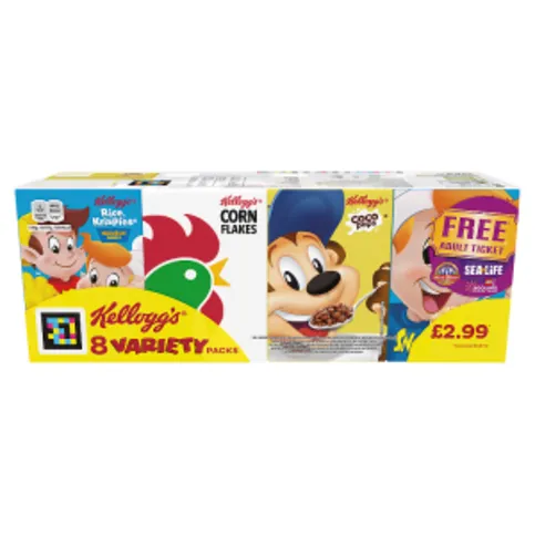 Kellogg's 8 Variety Packs 196g
