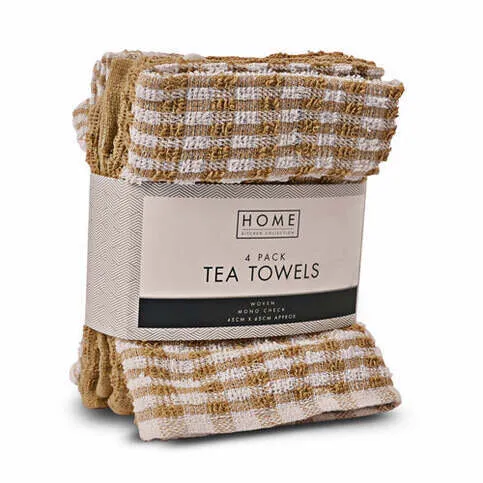 Kitchen Tea Towels 4 pack