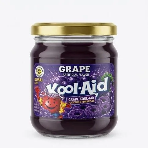 Kool-Aid Pineapple Slices Jar Grape 