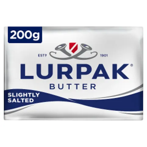 Lurpak Butter block Slightly Salted 200g