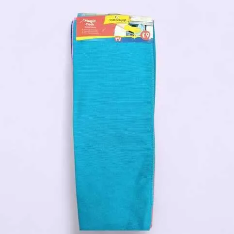 Magic cloth microfibre cleaning cloths 3 pack 30 cm (colour may vary)