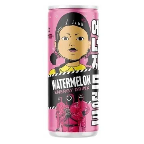 Netflix squid game Watermelon energy drink